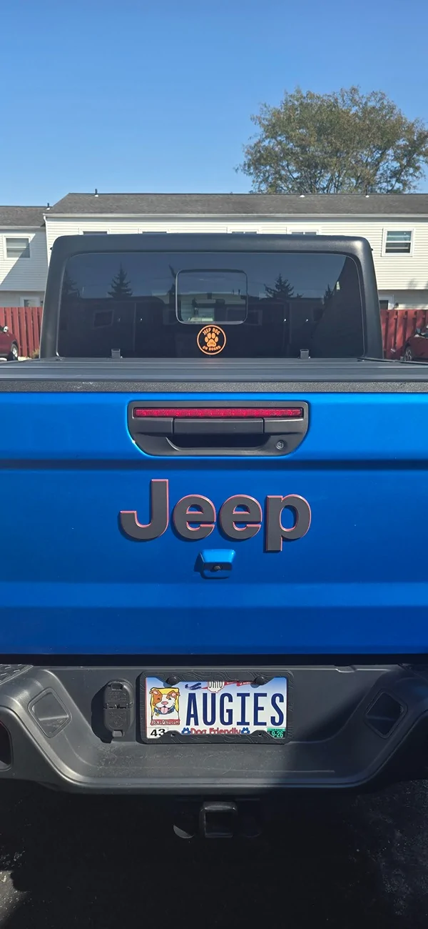 Jeep Gladiator Let's See Your Personalized Plates 20250928_150134