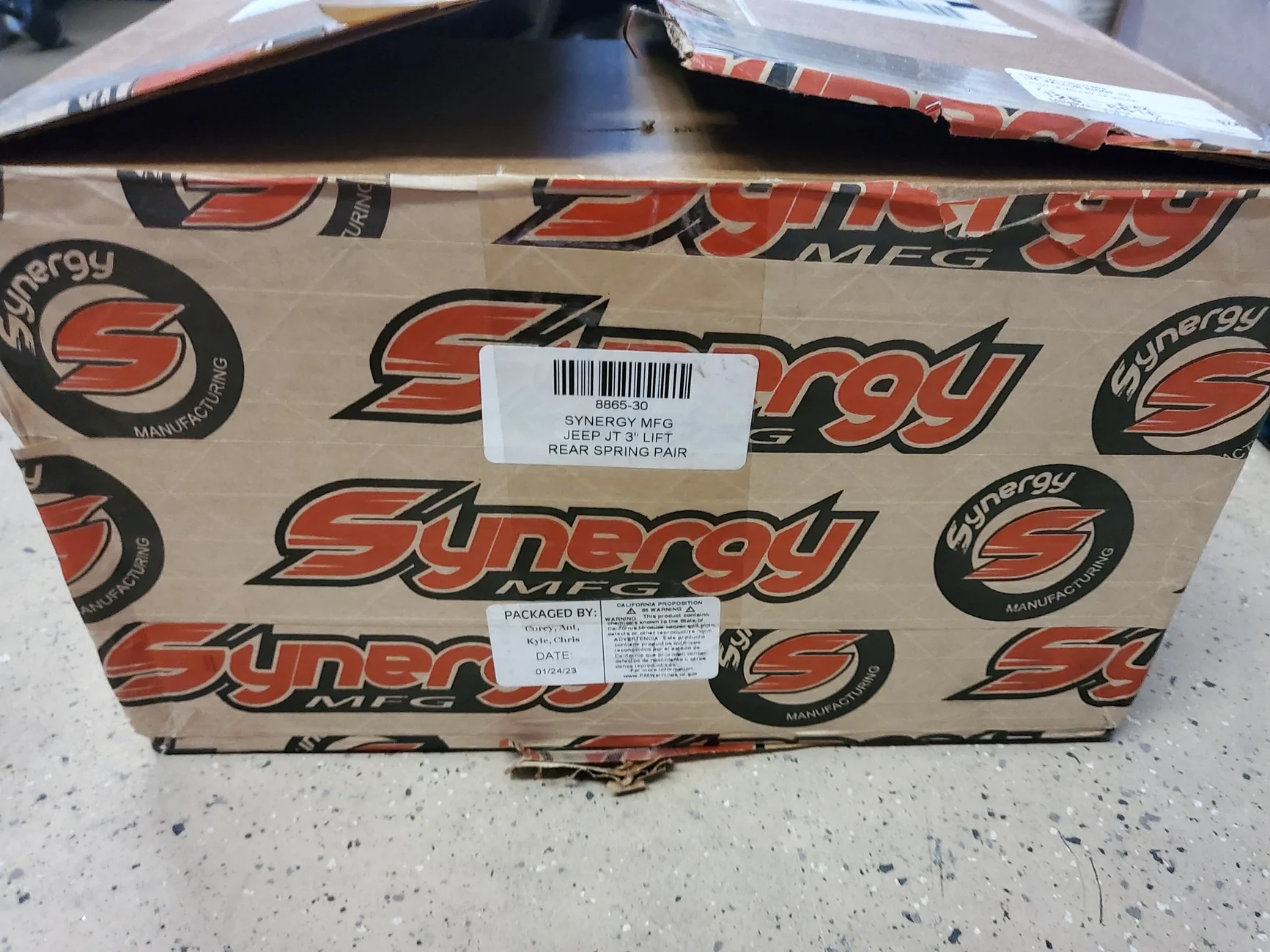 Jeep Gladiator Synergy 8865-30 rear springs, +3", $190 20260213_151856