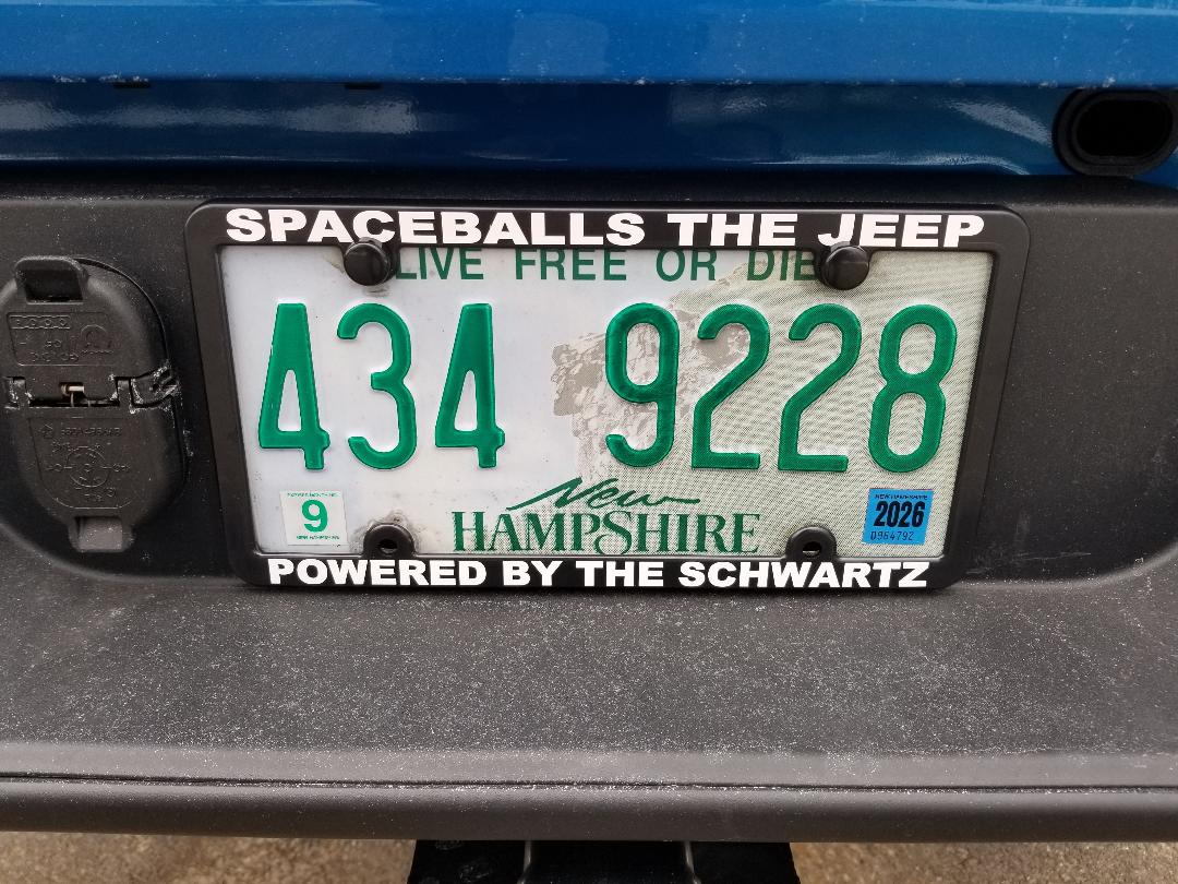 Jeep Gladiator Let's See Your Personalized Plates sb1