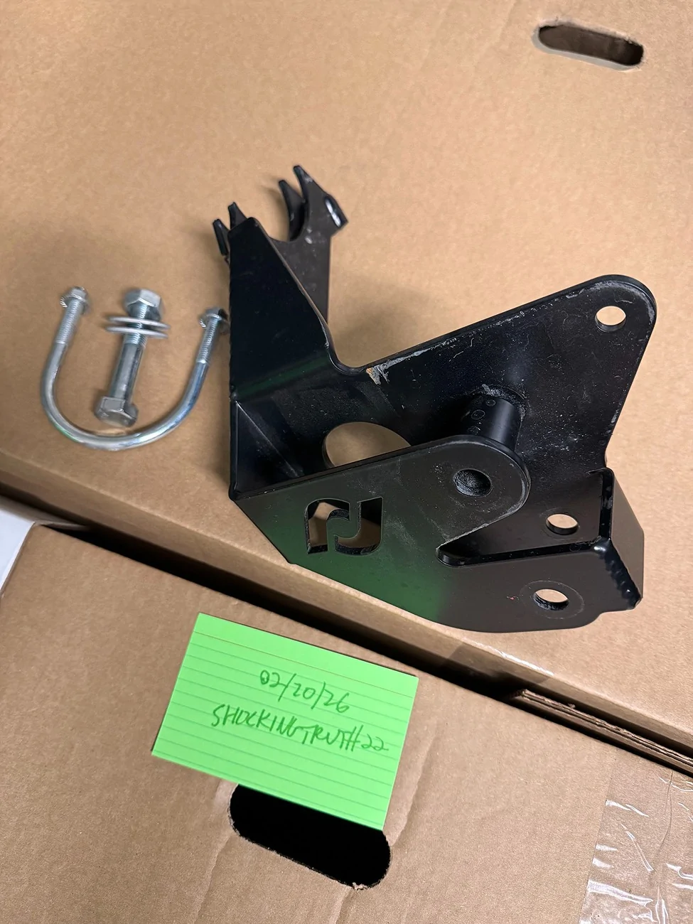 Jeep Gladiator RockJock JT Rear Track Bar Geometry Correction Bracket IMG_7080