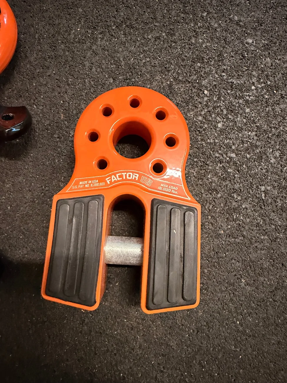Jeep Gladiator FS- Factor 55 Flat Link Shackle (like new) + two D-Rings (Orange) IMG_3509