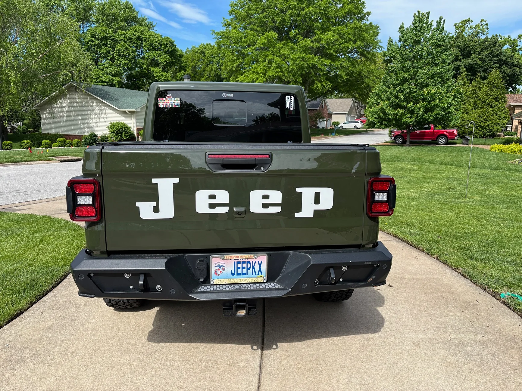 Jeep Gladiator Let's See Your Personalized Plates 001 Befor
