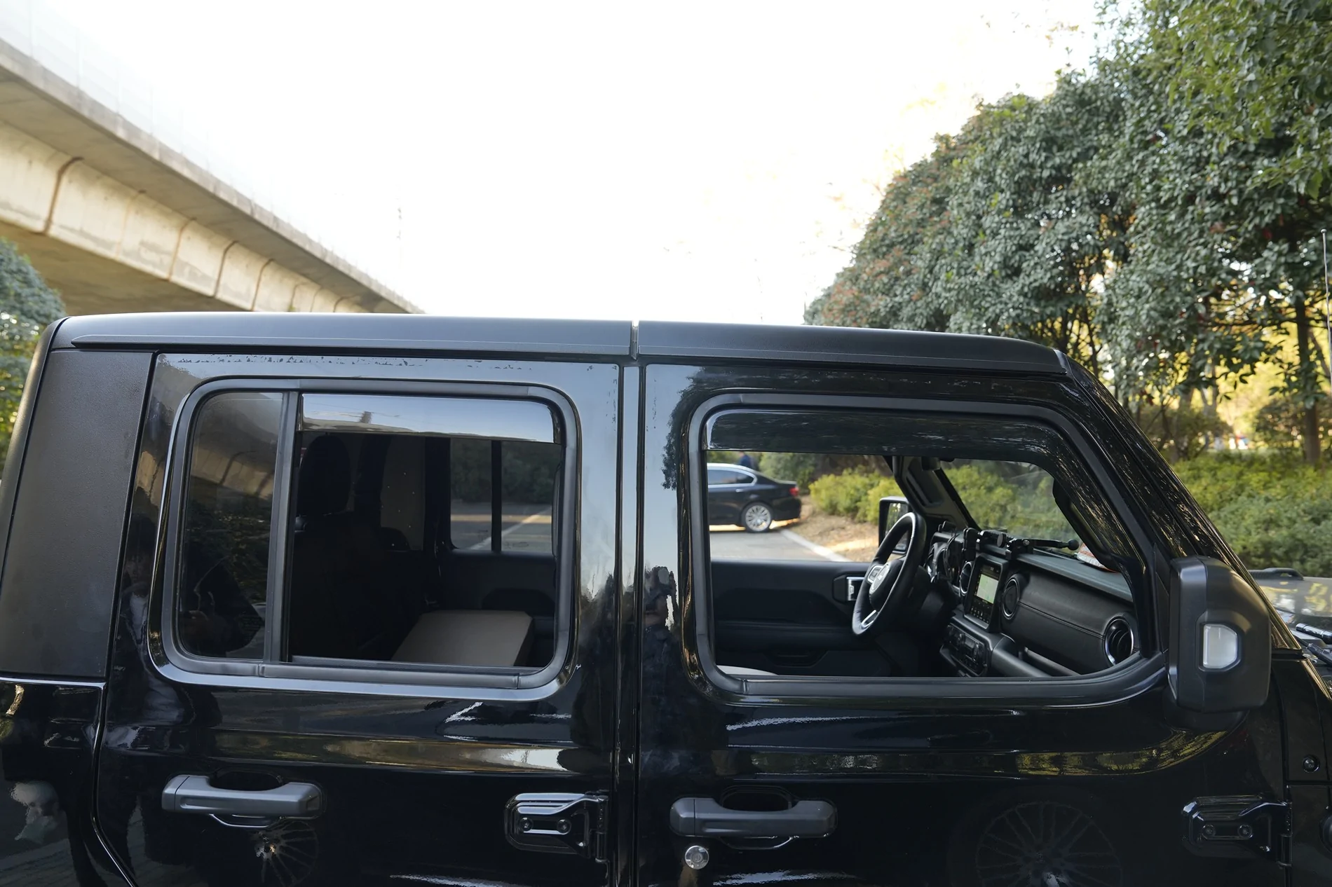 Jeep Gladiator 🕶 Tecbaba Window Visor Rain Guards for Jeep Coming with 20%OFF❗ _DSC1702