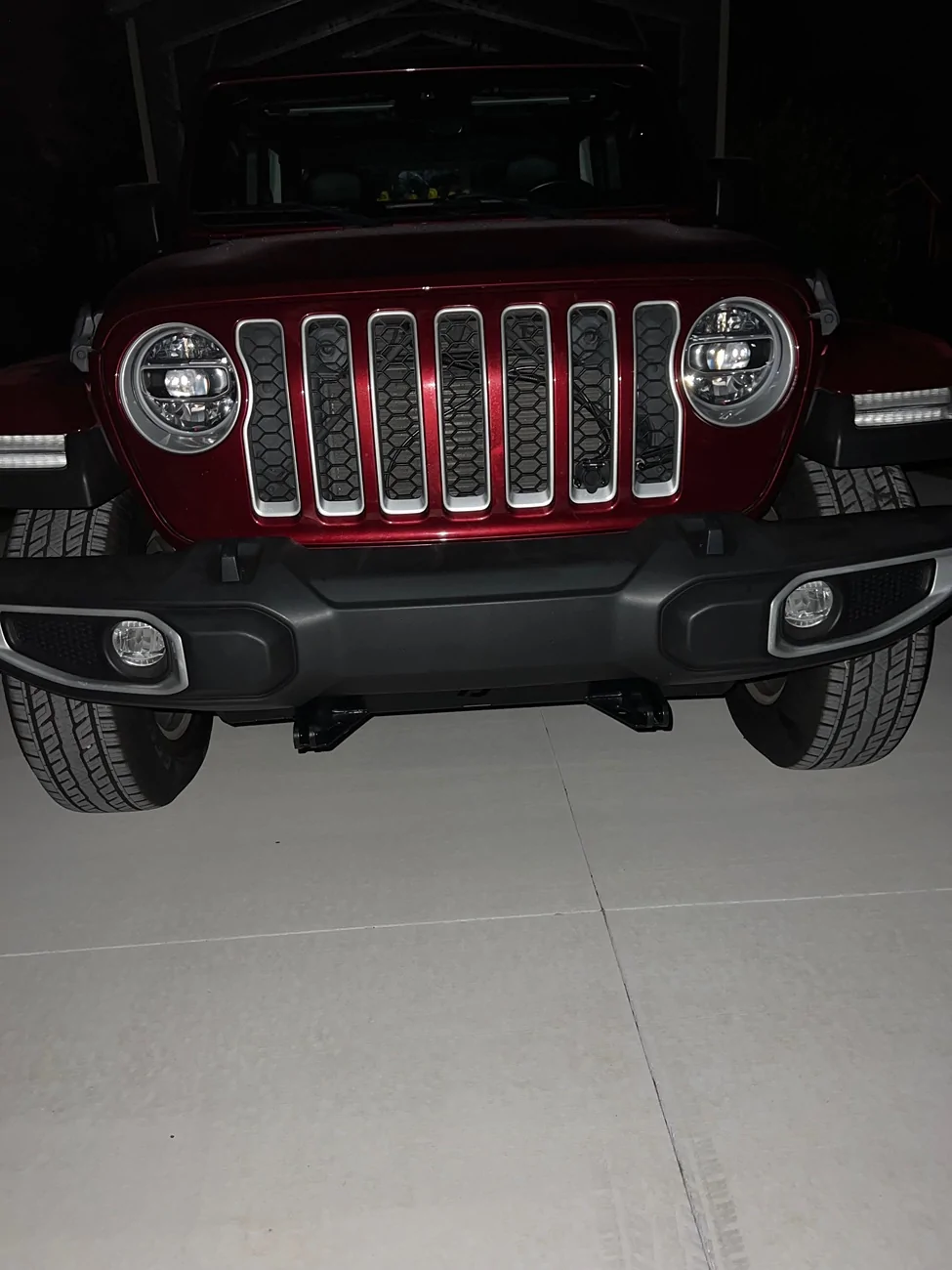 Jeep Gladiator Flat towing off of D rings IMG_6040