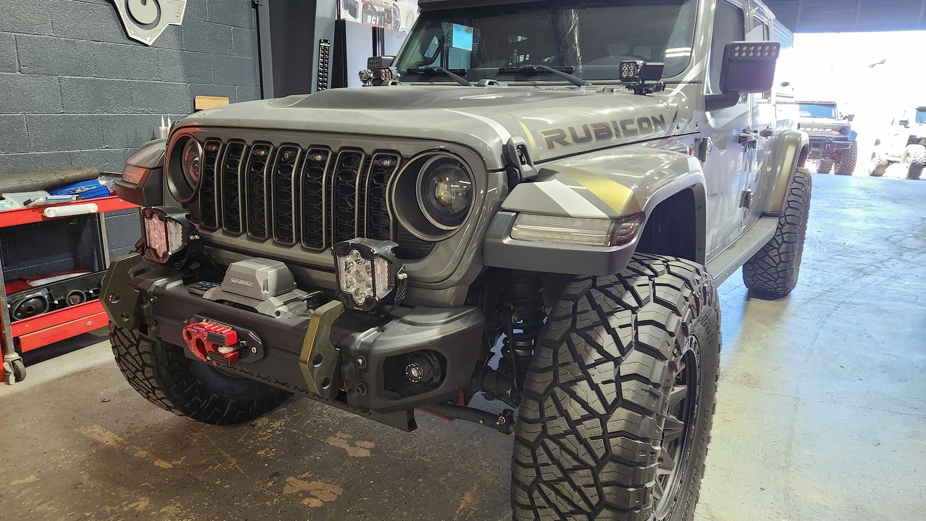 Jeep Gladiator NEW: 2024+ JL / JT Pre-Runner Style LED Grille Light Kit (Pre-Order Live) 20260302_113127