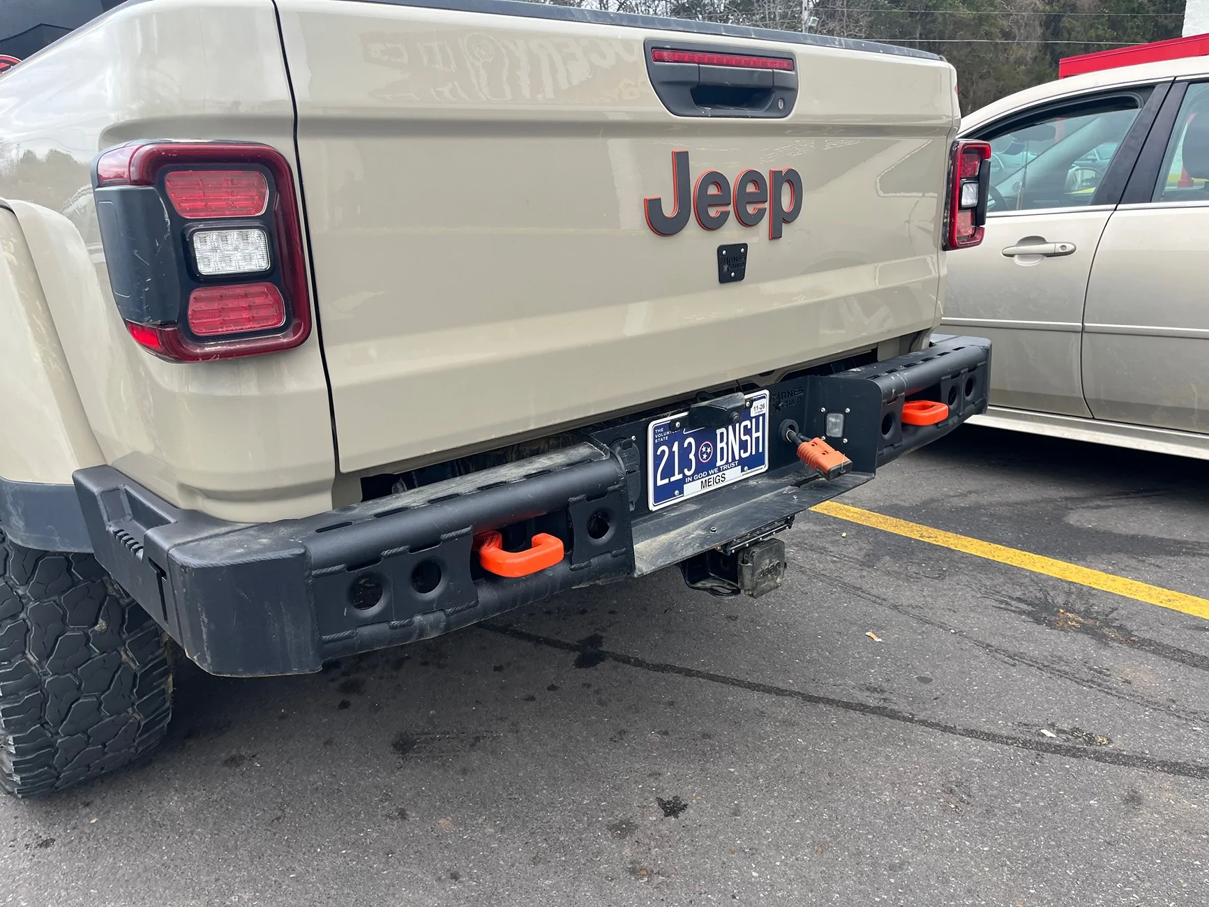 Jeep Gladiator Higher clearance rear bumper IMG_0636