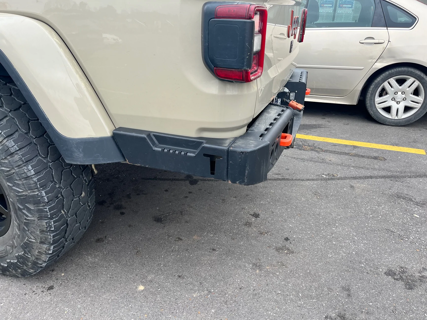Jeep Gladiator Higher clearance rear bumper IMG_0637
