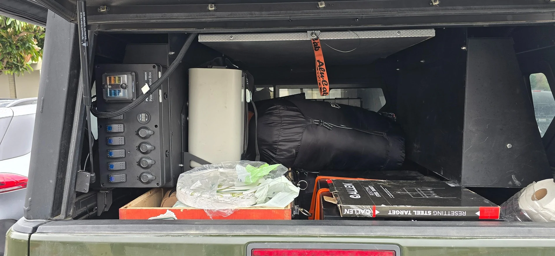 Jeep Gladiator Complete Overlanding setup: Alucab contour canopy, rtt, awning, shower awning 20250331_113353