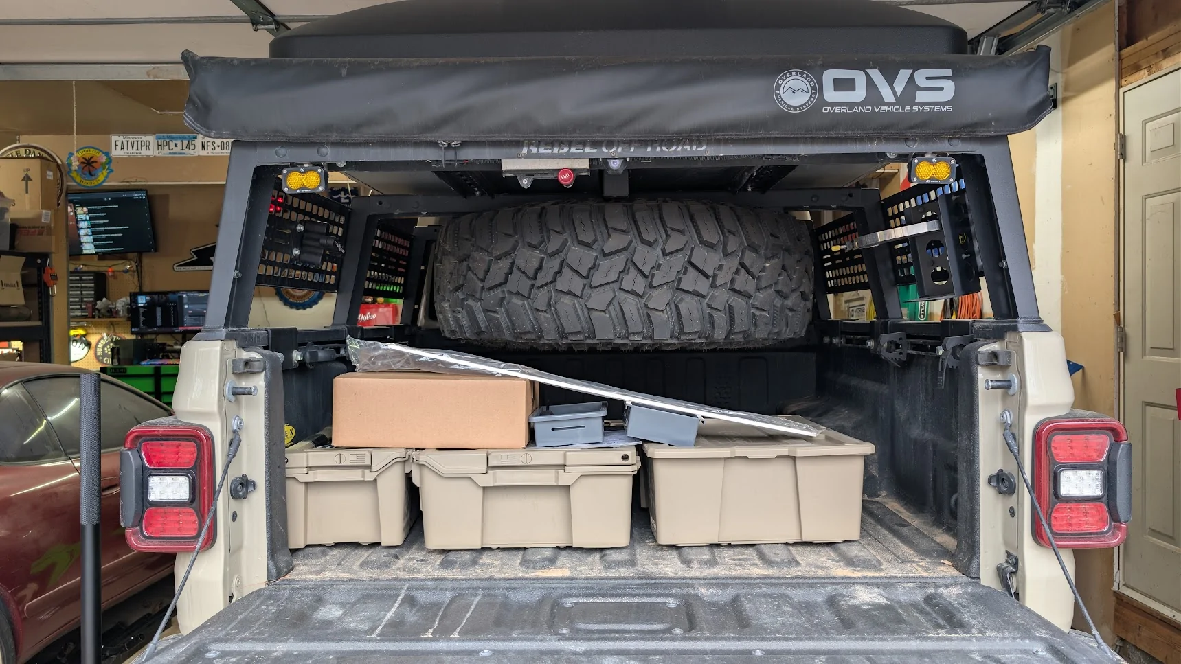Jeep Gladiator What did you do with your spare? PXL_20260304_215621292