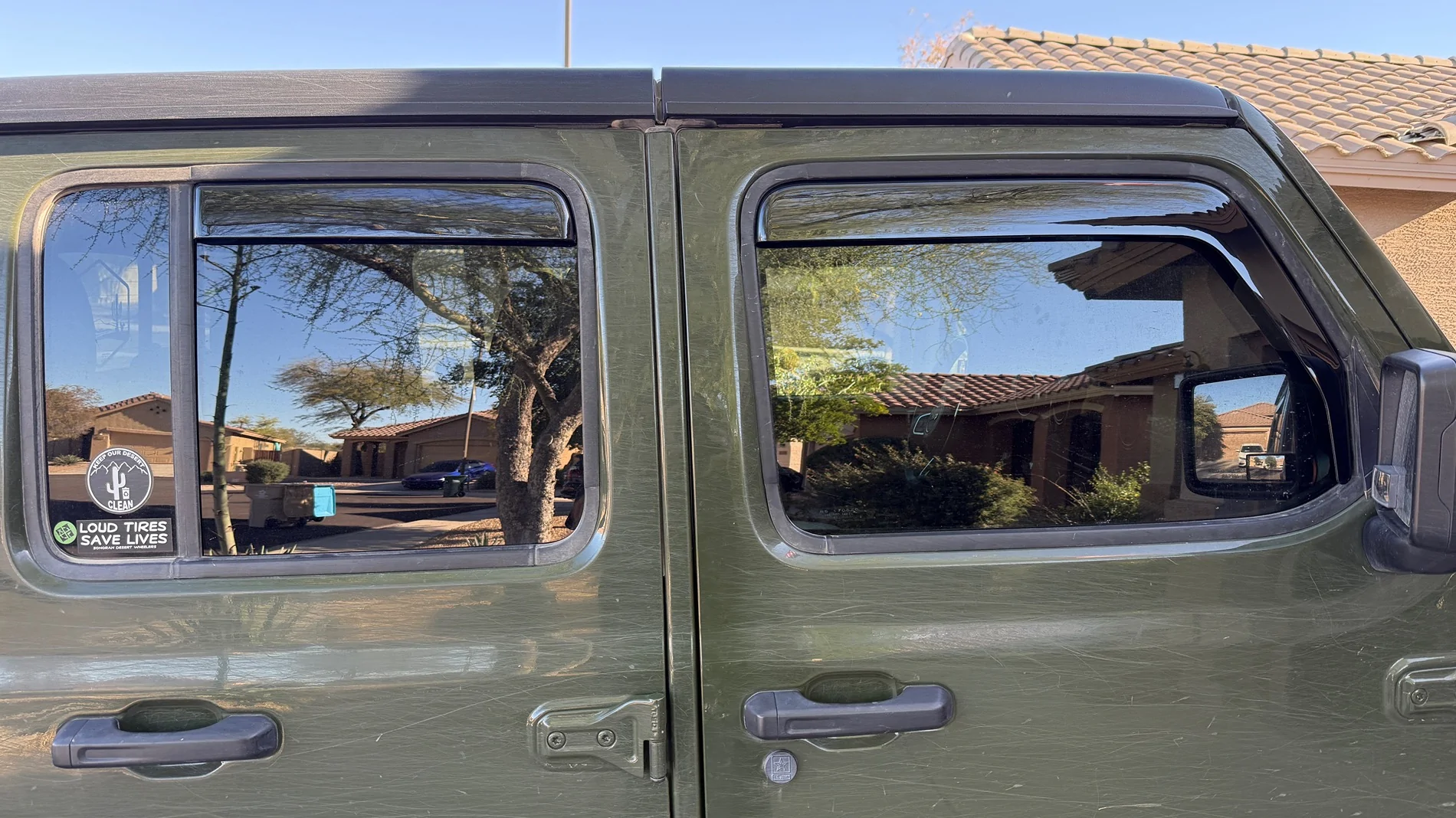 Jeep Gladiator 🕶 Tecbaba Window Visor Rain Guards for Jeep Coming with 20%OFF❗ IMG_2183