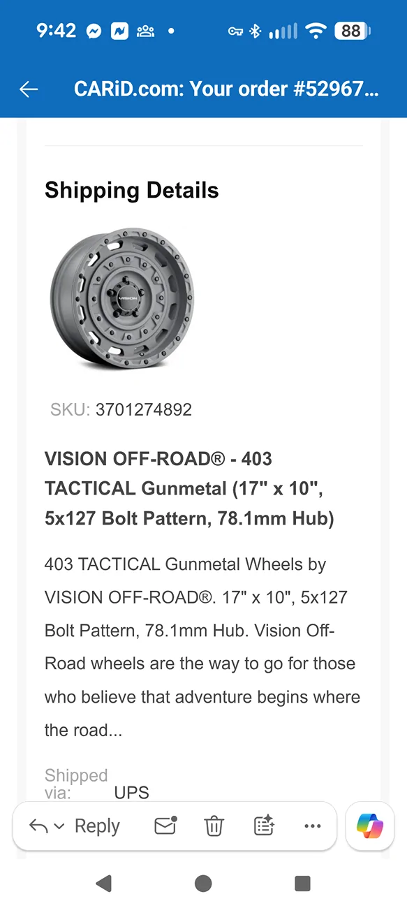 Jeep Gladiator Wheel choices Screenshot_20260305-094226