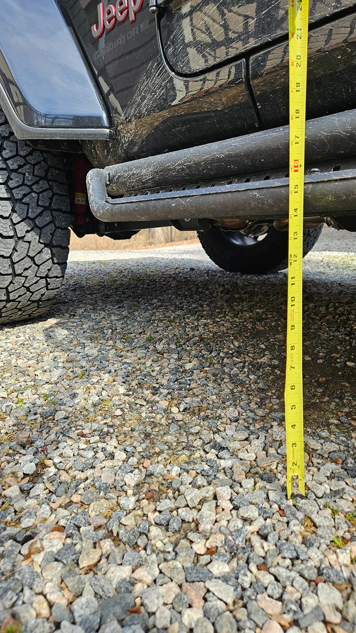 Jeep Gladiator Lower running boards? 20260306_134821