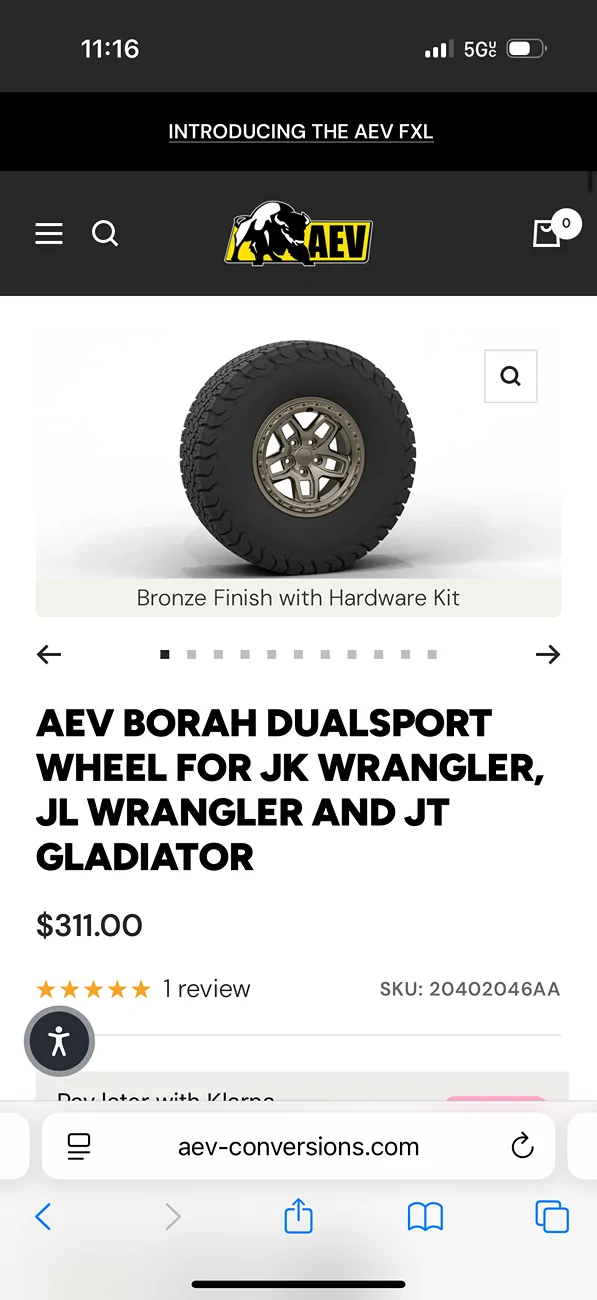 Jeep Gladiator Wheel choices IMG_0631