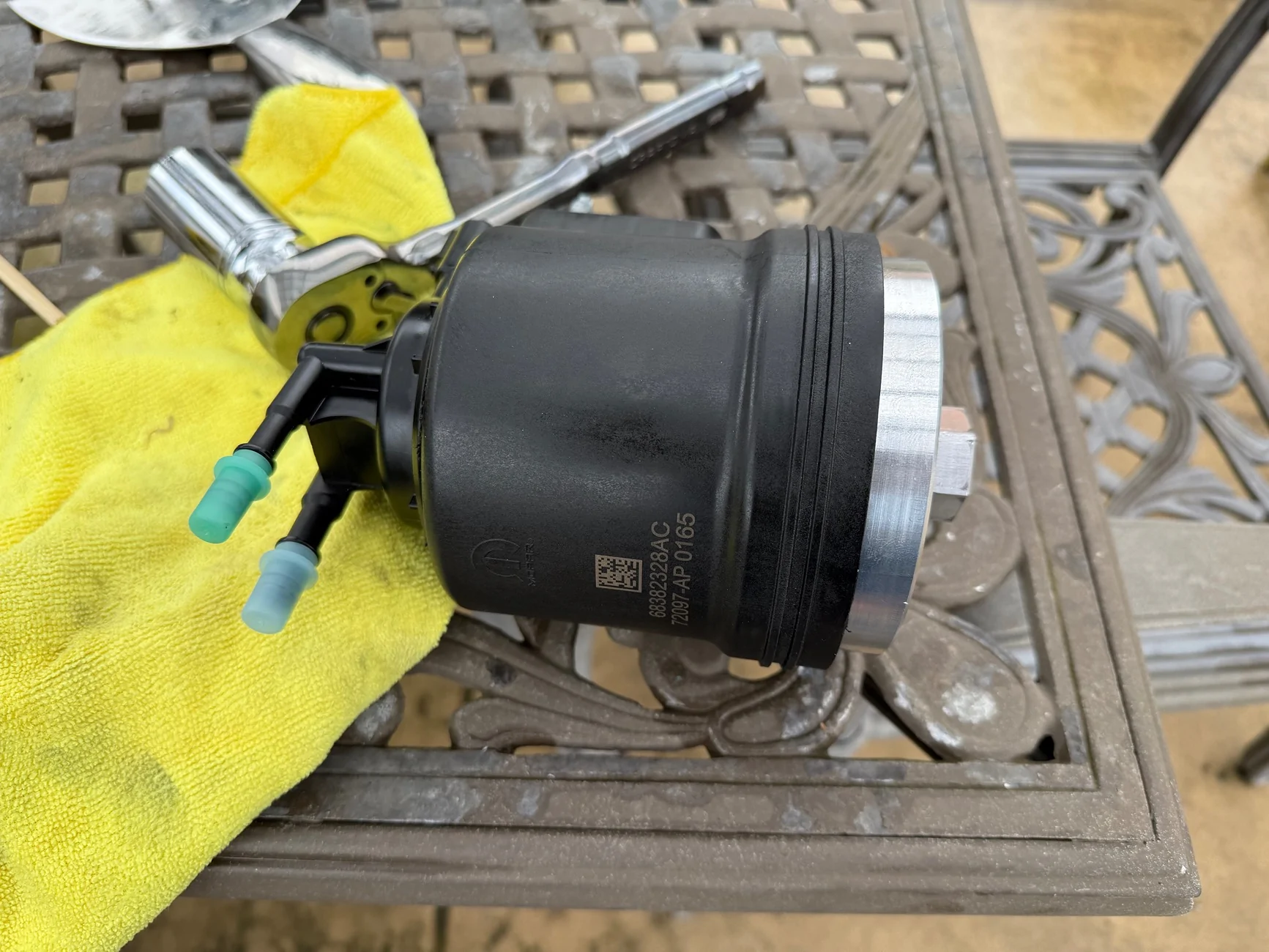 Jeep Gladiator Fuel Filter Cap upgrade IMG_6344