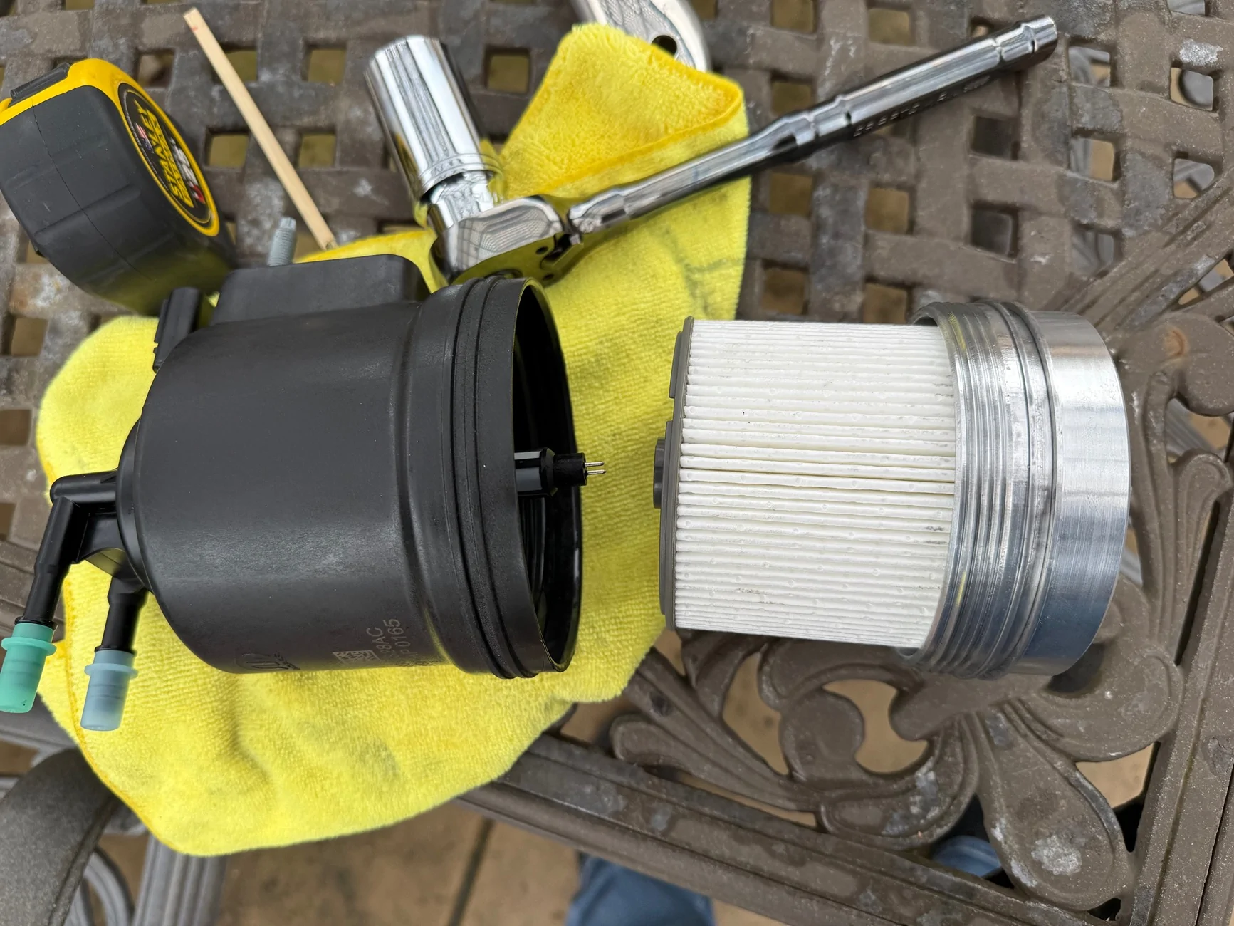 Jeep Gladiator Fuel Filter Cap upgrade IMG_6345