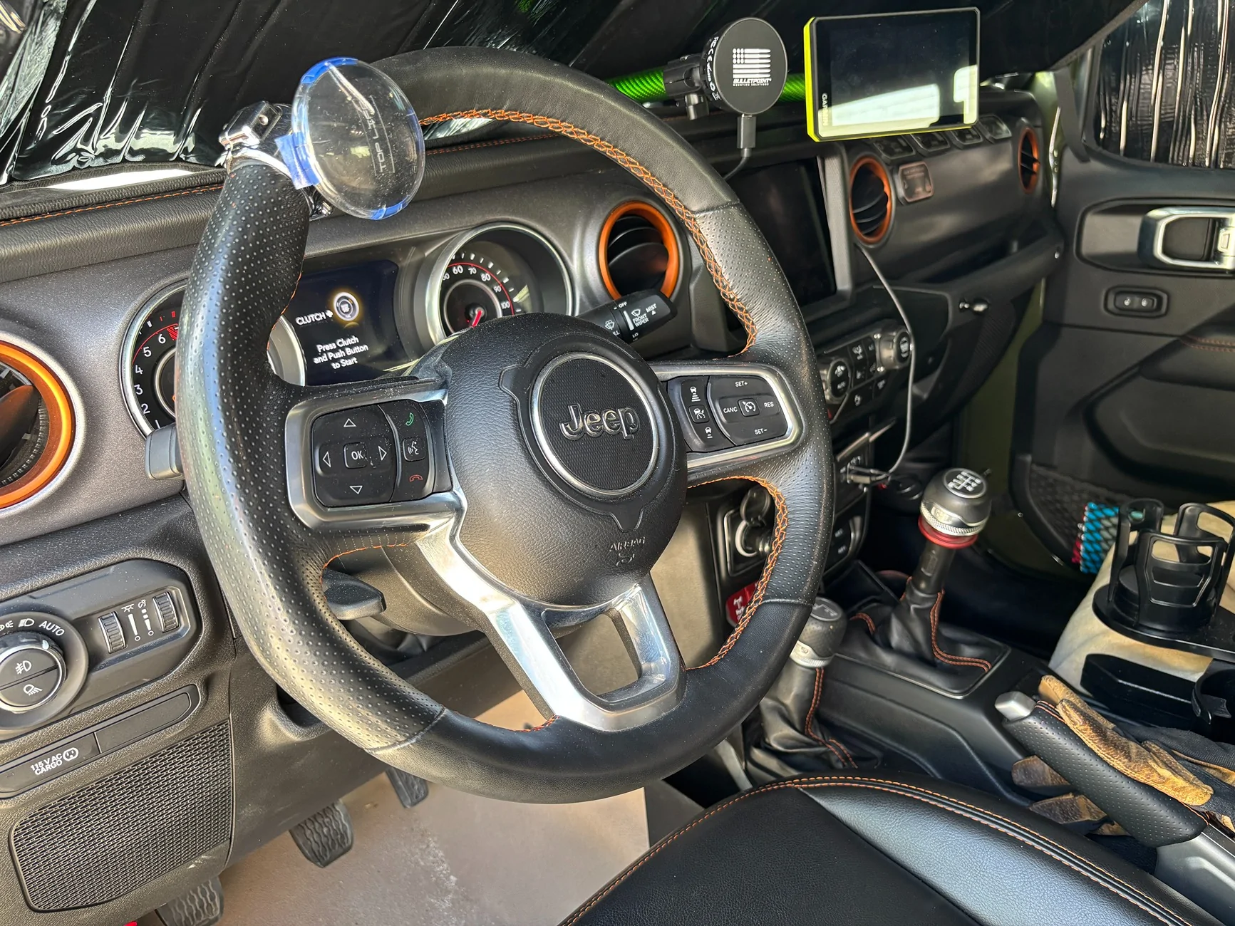 Jeep Gladiator Heated Shifter Knob (6 speed) install? Steering wheel