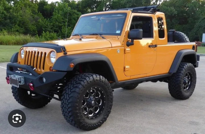 Jeep Gladiator Uhhh...Acela Trucks just launched a 2-door Jeep Comanche on a Gladiator!! 1000019922