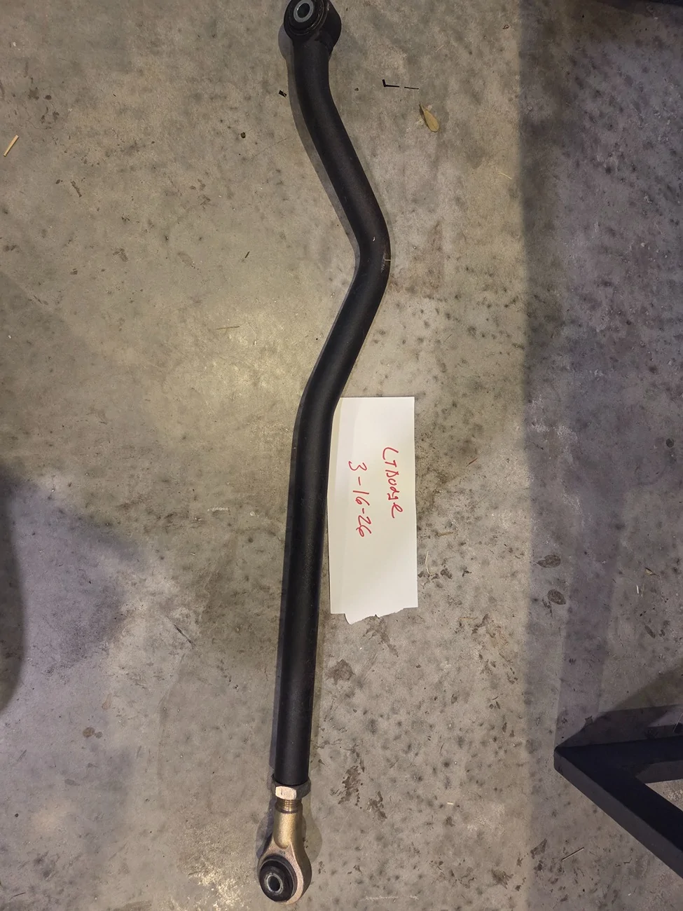 Jeep Gladiator Clayton Track bar 20260316_185955