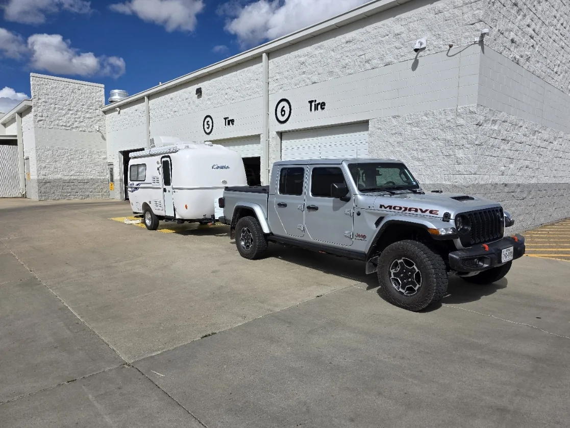 Jeep Gladiator Travel trailer towing with a 2026 Willys Gladiator Cortez 