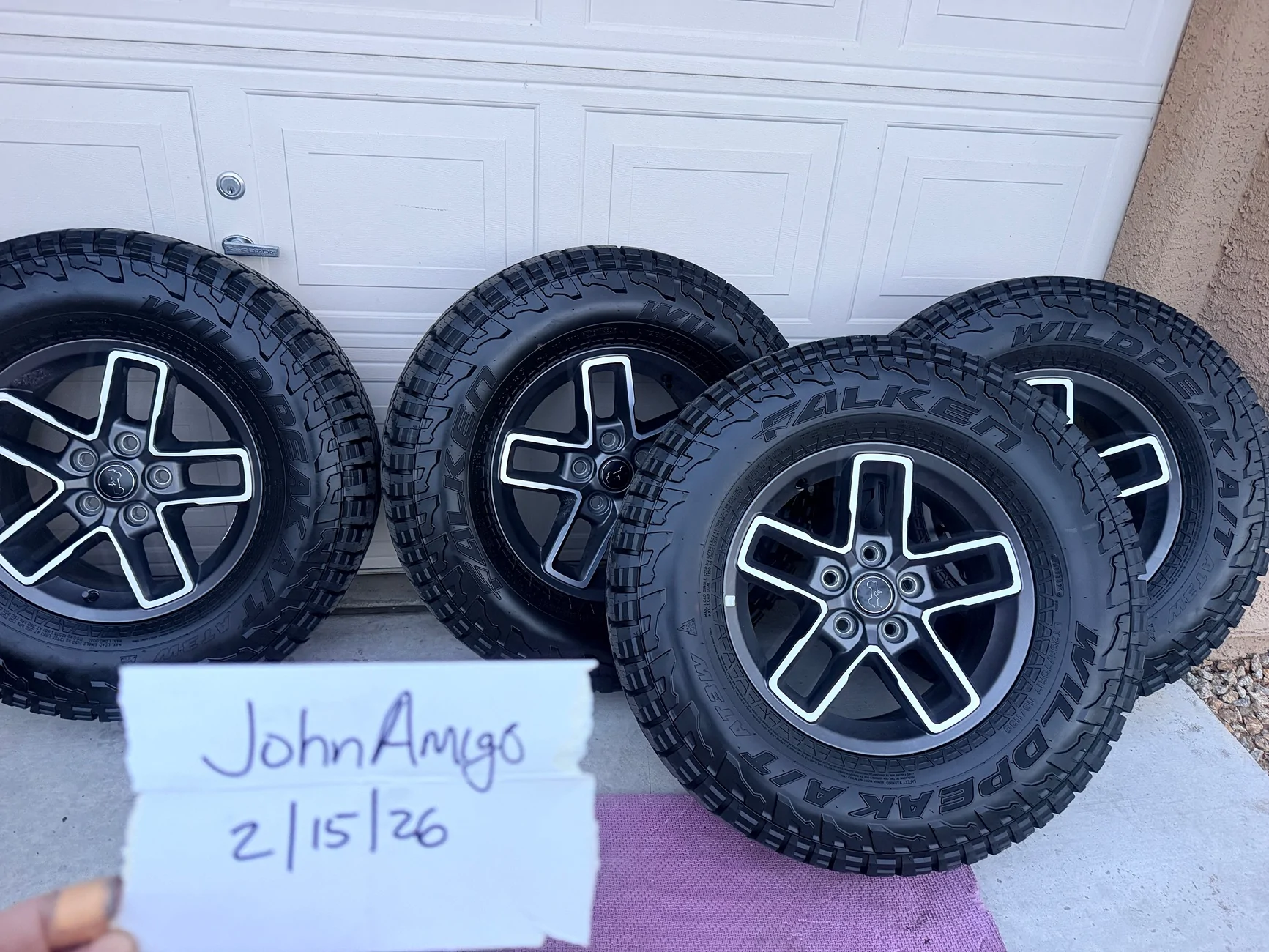Jeep Gladiator 2025 Mojave Takeoff Wheels and Tires - less than 1000 miles - $1500 IMG_1639