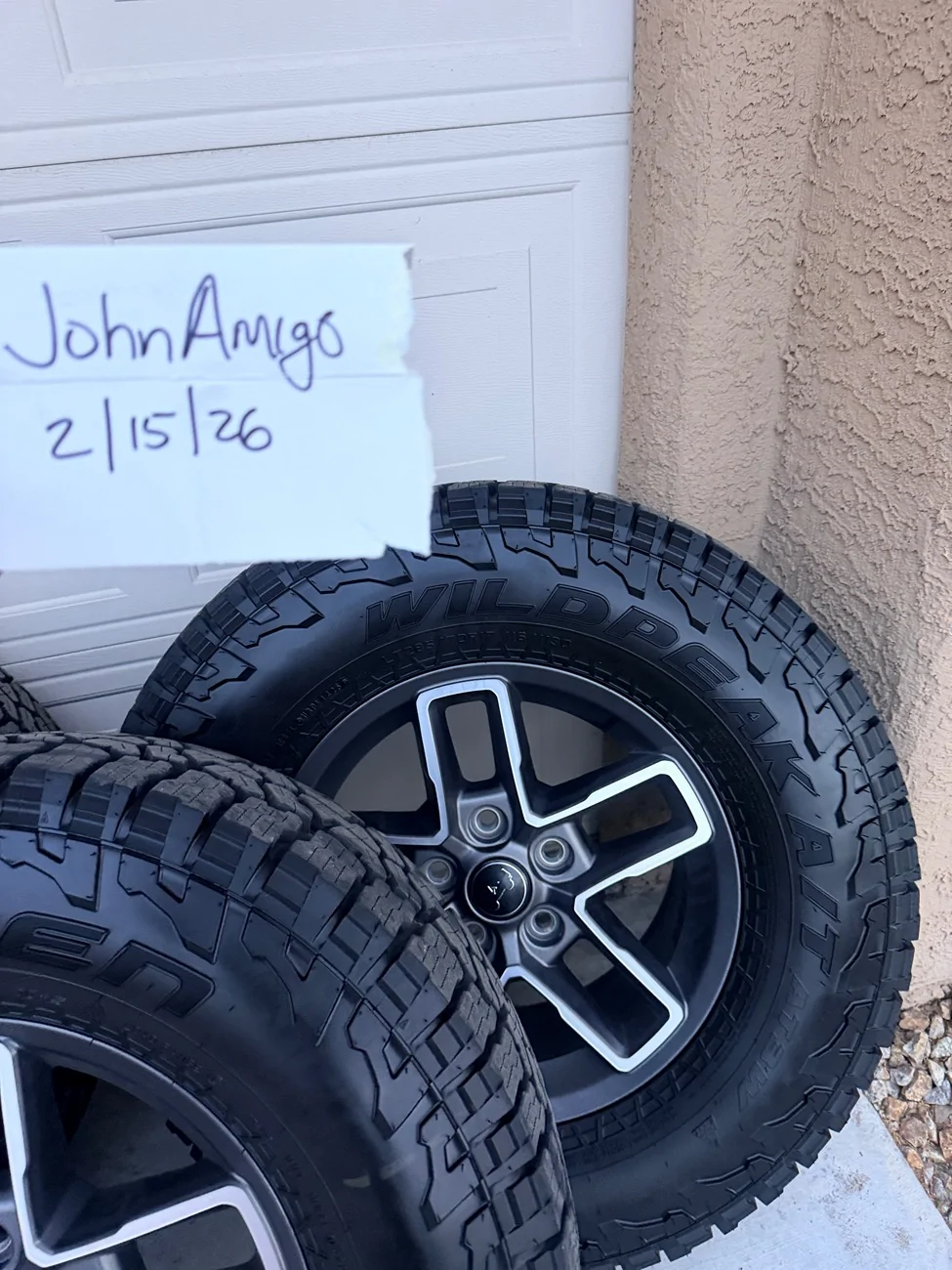 Jeep Gladiator 2025 Mojave Takeoff Wheels and Tires - less than 1000 miles - $1500 IMG_1638