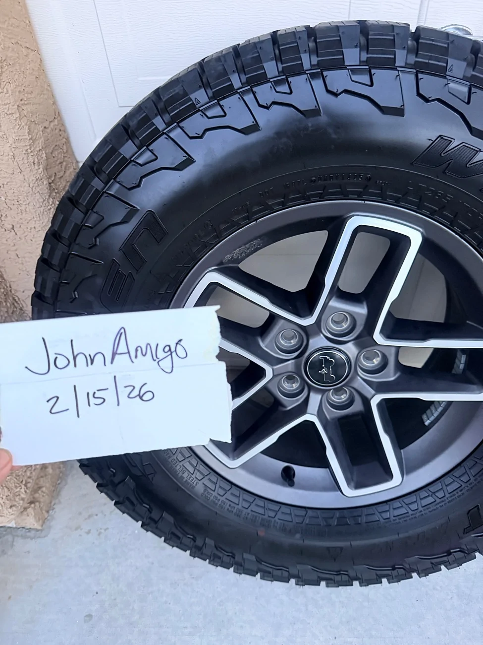 Jeep Gladiator 2025 Mojave Takeoff Wheels and Tires - less than 1000 miles - $1500 IMG_1635