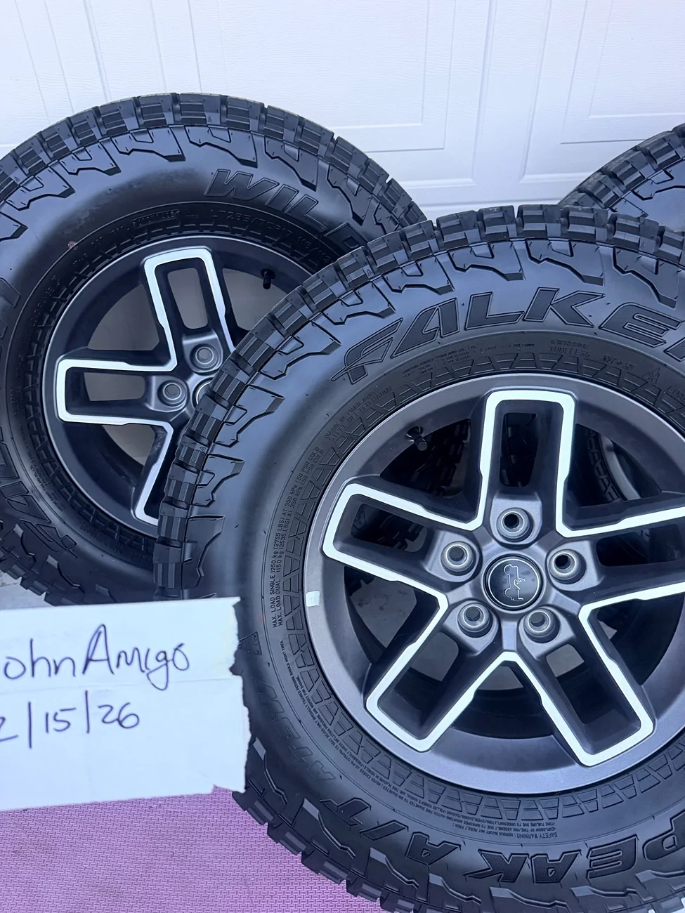 Jeep Gladiator 2025 Mojave Takeoff Wheels and Tires - less than 1000 miles - $1500 IMG_1637