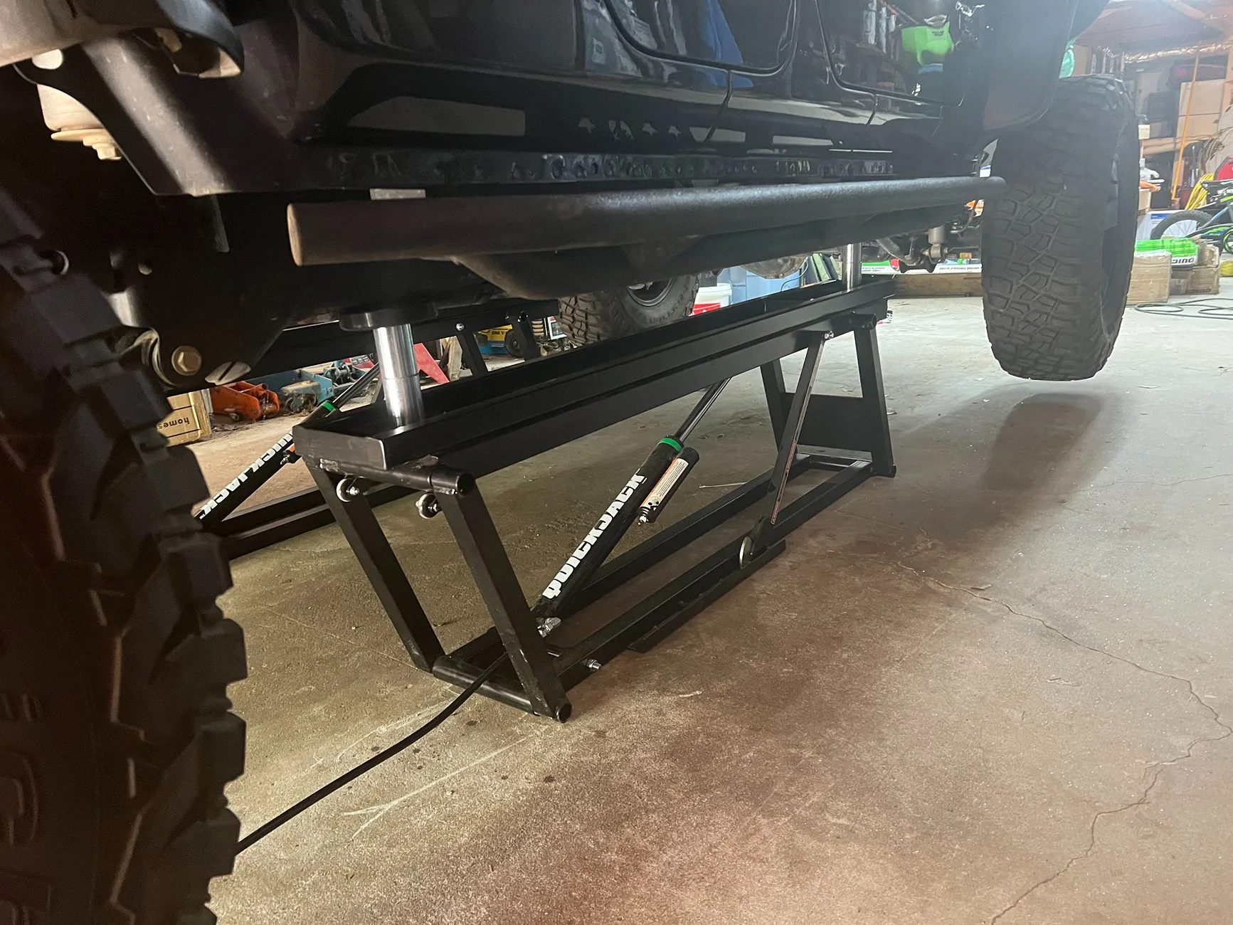 Jeep Gladiator Floor Jack & Jack Stands for full droop IMG_8513