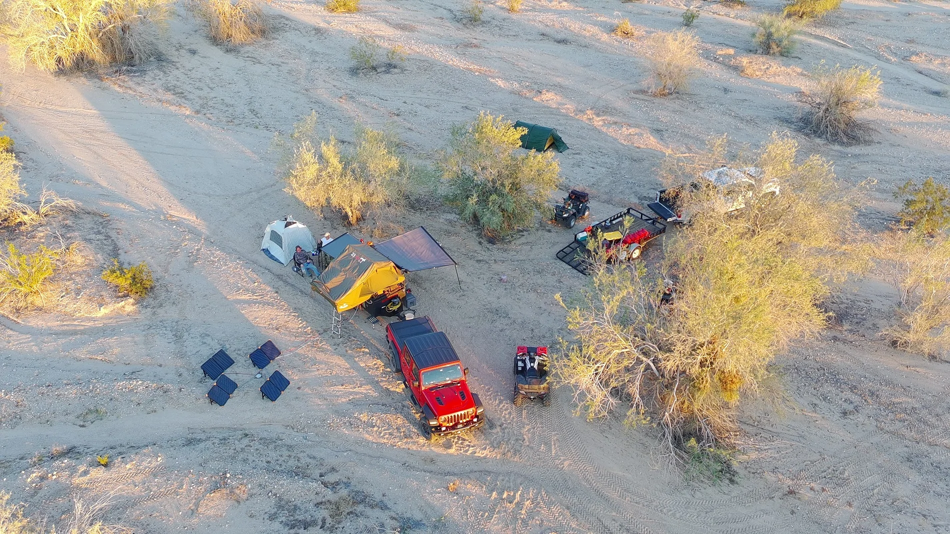 Jeep Gladiator Cool Daily Random JT Gladiator Pics -- Post Em! 📸 Campsite from Dron