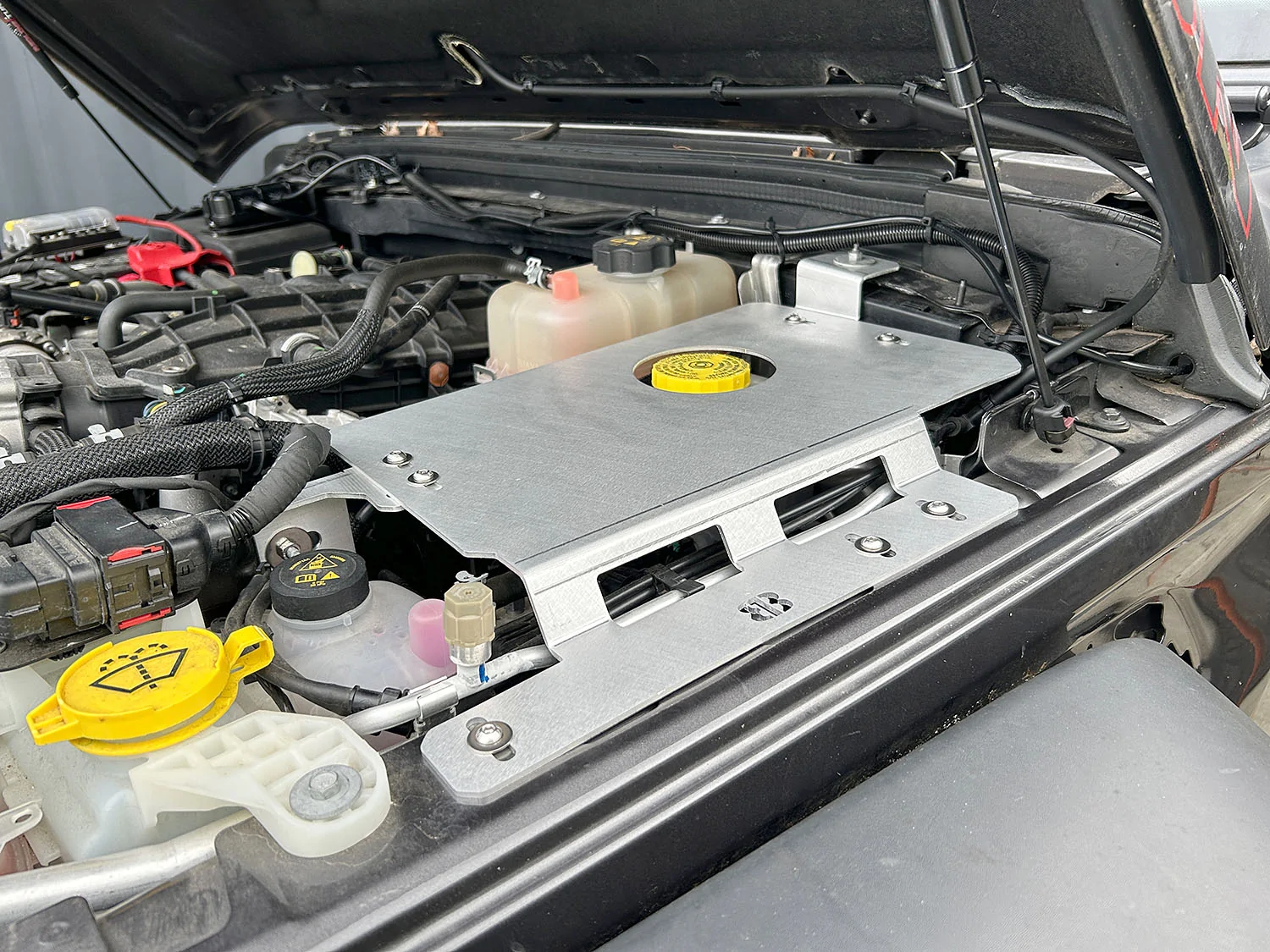 Jeep Gladiator NEW PRODUCT! JEEP JL / GLADIATOR UNDERHOOD PLATFORM ACCESSORY PLATE UHM_0017-PLATFORM-V1-2