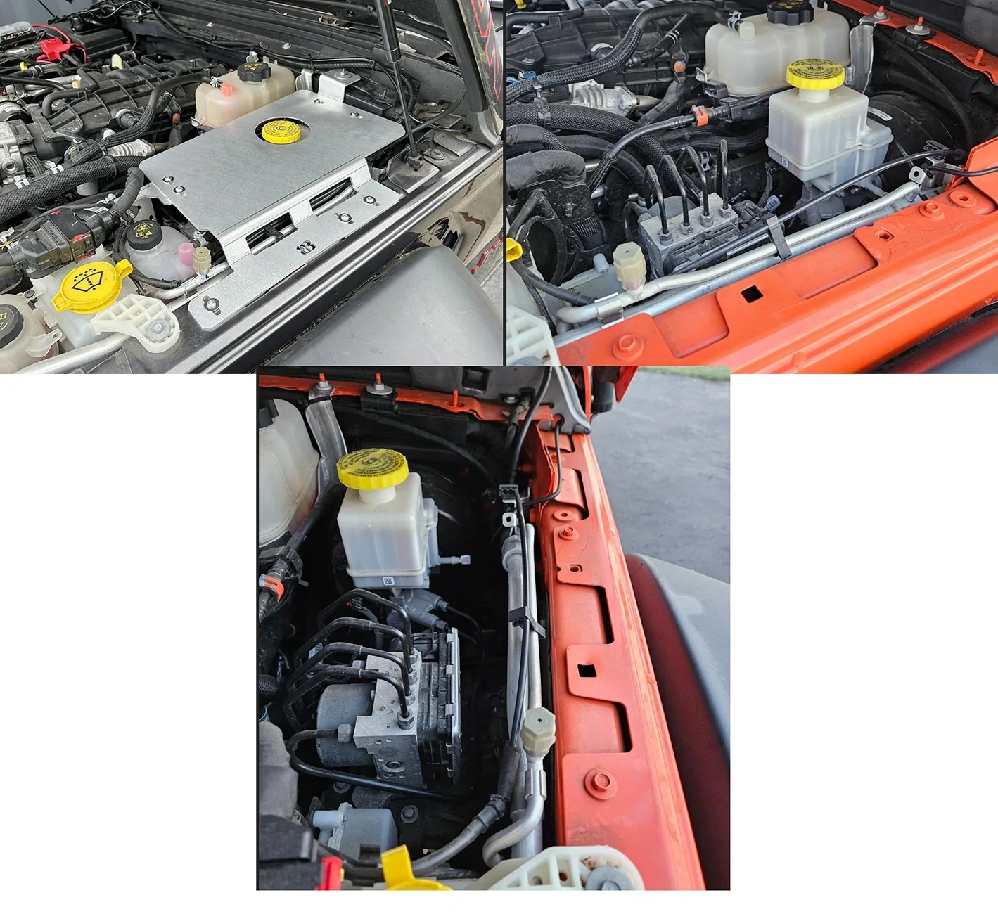 Jeep Gladiator NEW PRODUCT! JEEP JL / GLADIATOR UNDERHOOD PLATFORM ACCESSORY PLATE JTM_driver_side_engine_bay