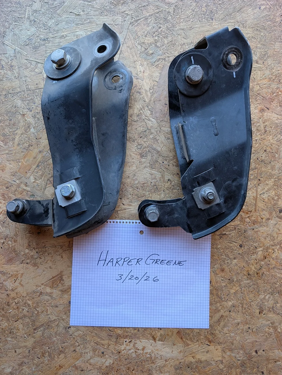 Jeep Gladiator AEV Stamped Geometry Correction Brackets PXL_20260320_202937640