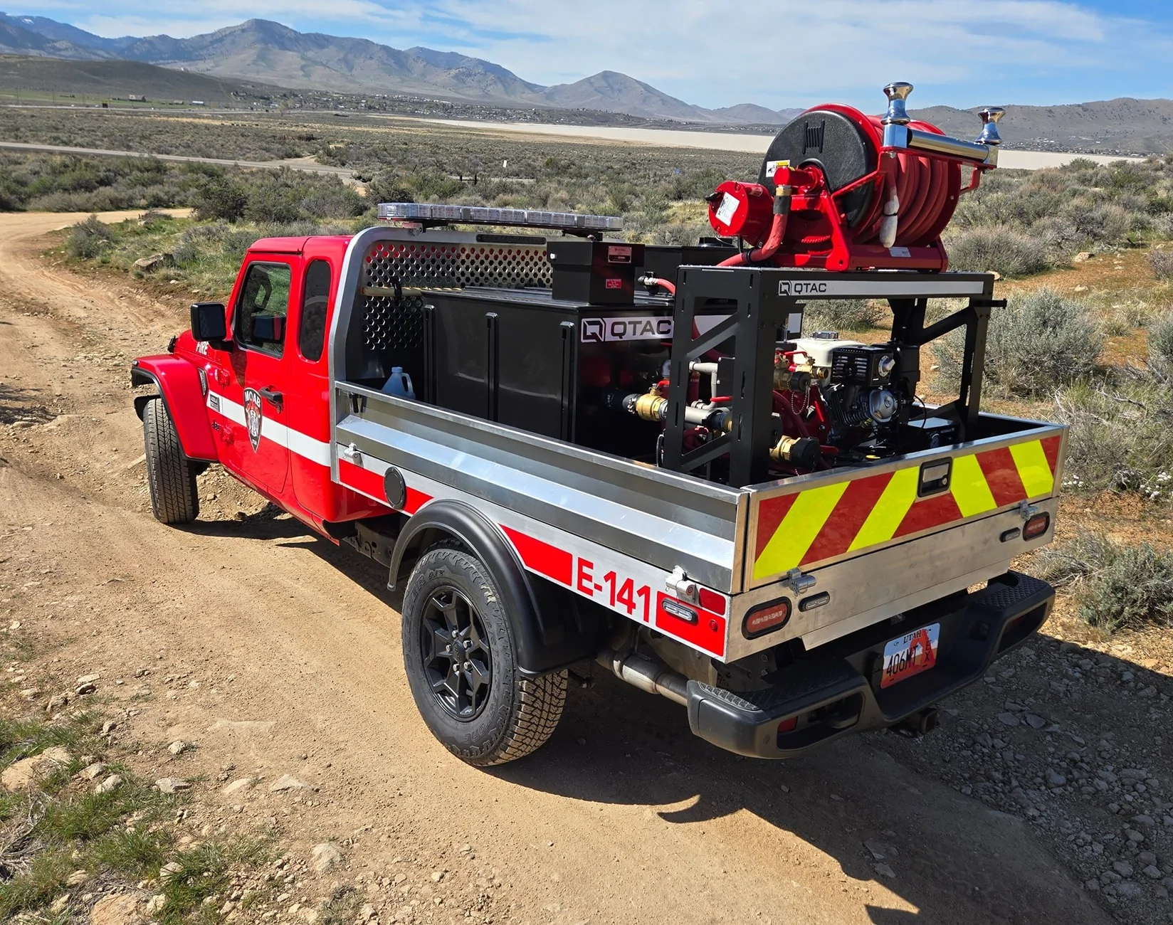 Jeep Gladiator Gladiator Fire Truck Acela_Truck_Company_Rear_view_of_the_Acela_Dispatcher