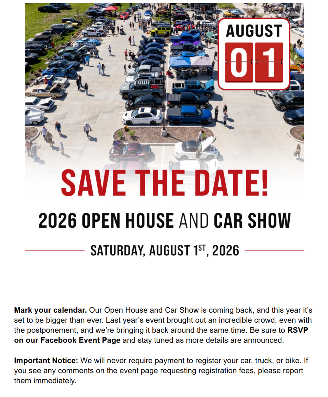 Jeep Gladiator Save The Date | Diode Dynamics Open House & Car Show | August 1st, 2026 O33VxEB