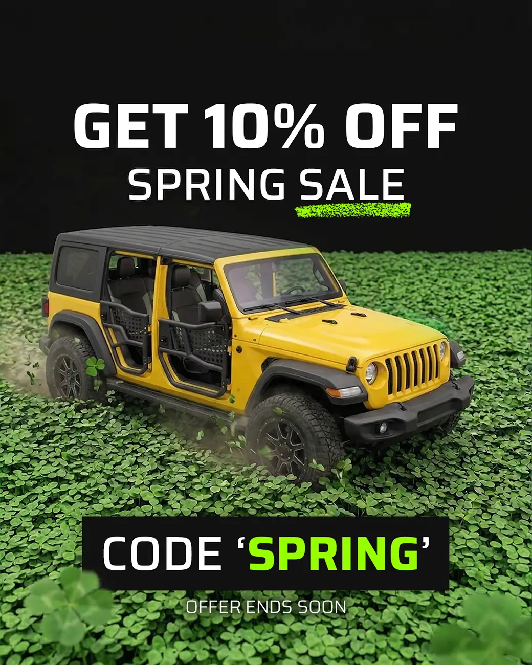 Jeep Gladiator 10% off EZ4X4 sitewide is here 