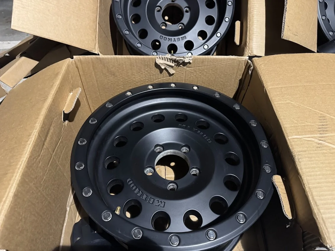 Jeep Gladiator Method Racing Wheels. 17"x 8.5" MR307 0mm offset Offset 4.75" Backspace Black $650 IMG_9111
