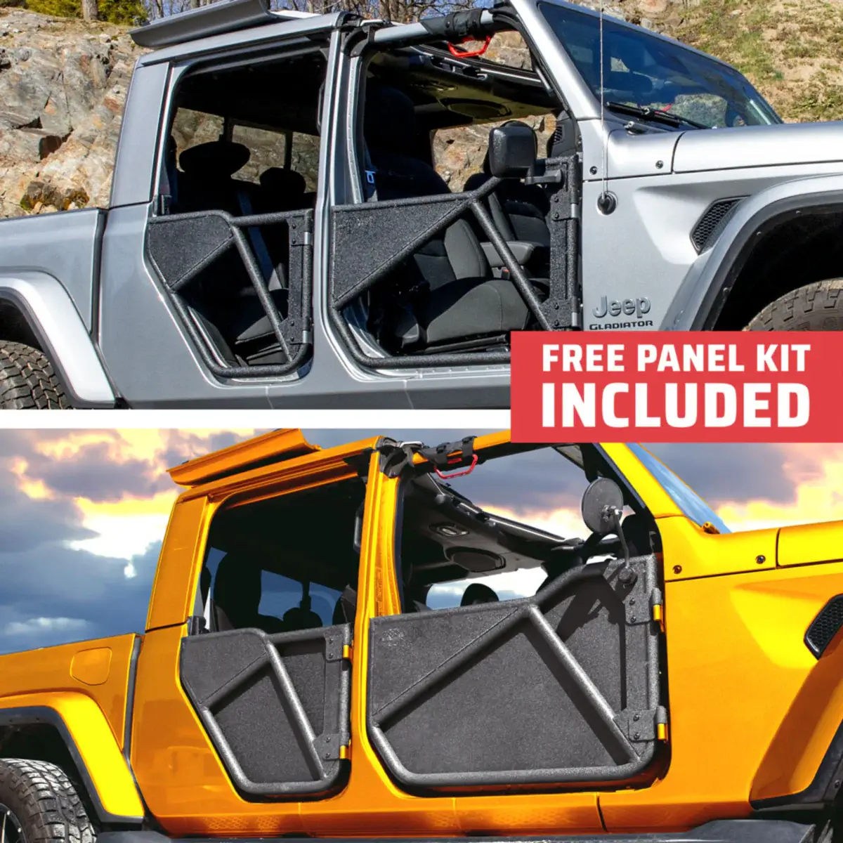 Jeep Gladiator Tube doors-aluminum 1774839409727-an