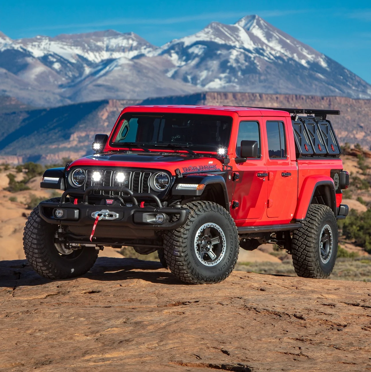 Jeep Gladiator Jeep Gladiator Red Rock Officially Revealed, Upfitted by Jeep Performance Parts CN026_002JP