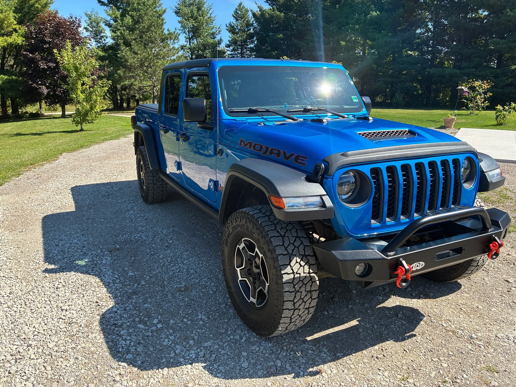 Jeep Gladiator LOD Shorty bumper and Badlands Apex winch install IMG_8536