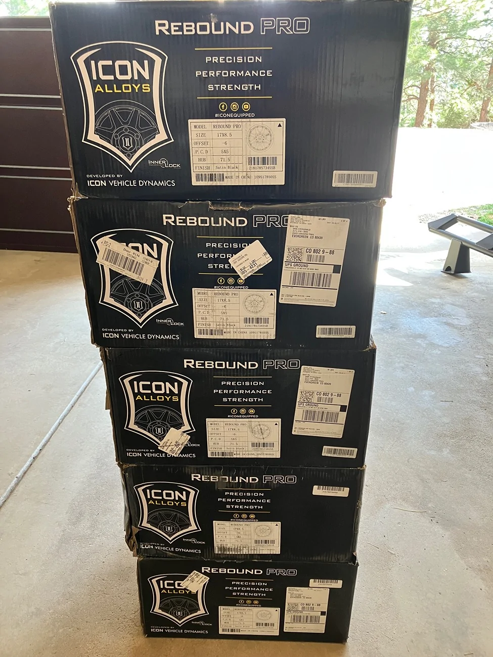 Jeep Gladiator ICON Rebound Pro 17x8.5 - $1000 (Five New in Box) IMG_0728