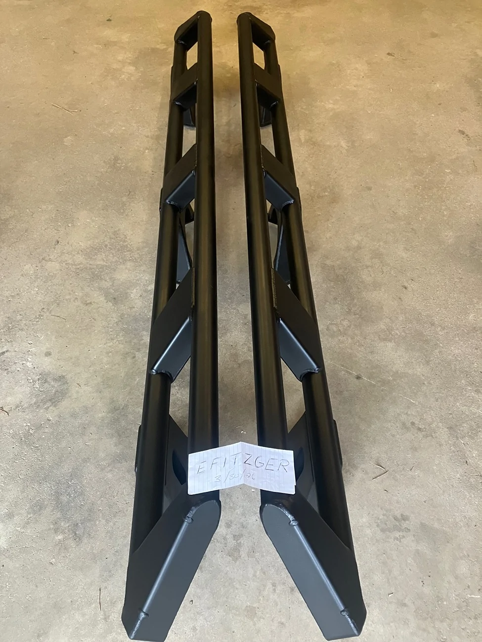 Jeep Gladiator MOTOBILT Frame mounted sliders - $950 IMG_0742