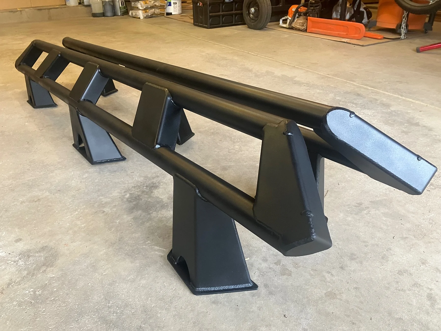 Jeep Gladiator MOTOBILT Frame mounted sliders - $950 IMG_0740