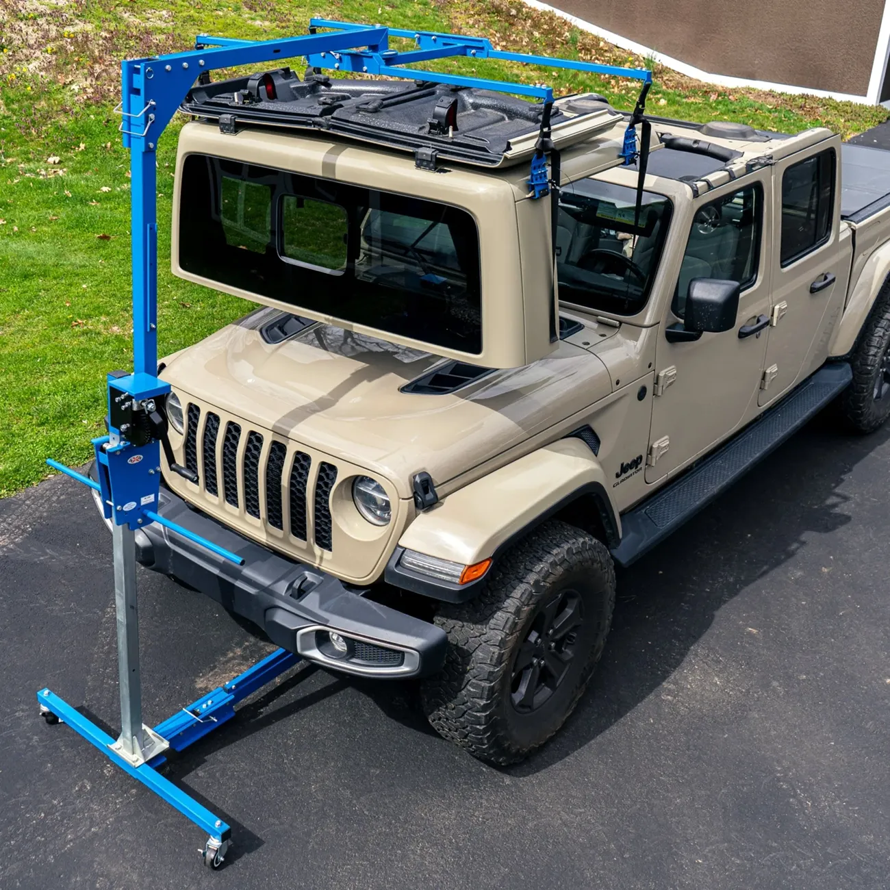Jeep Gladiator EZ4X4 Gladiator Hard Top Lift now available JT-HardtopLift-TempPhoto