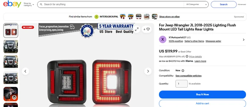 Jeep Gladiator Gladiator Flush Style Tail Lights V2 Update! fake_tail_lights