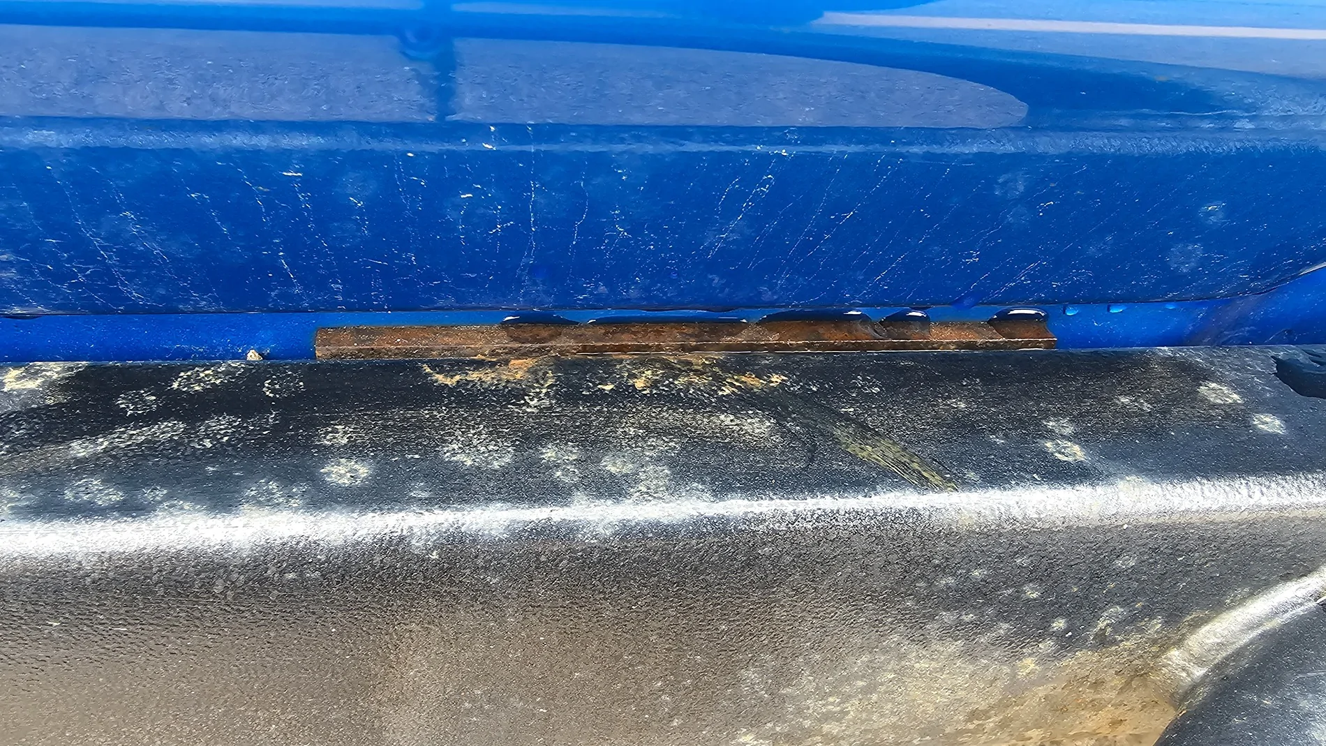 Jeep Gladiator Rock slider rusty plates - rust converter and prevention? 20260402_141215