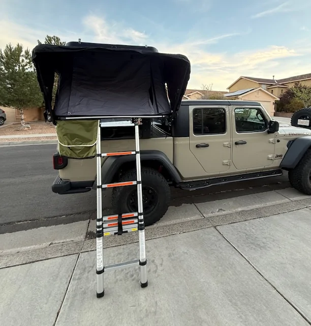 Jeep Gladiator 2 Person Roof-Top Tent - Fits over Bed of the Gladiator Tent5