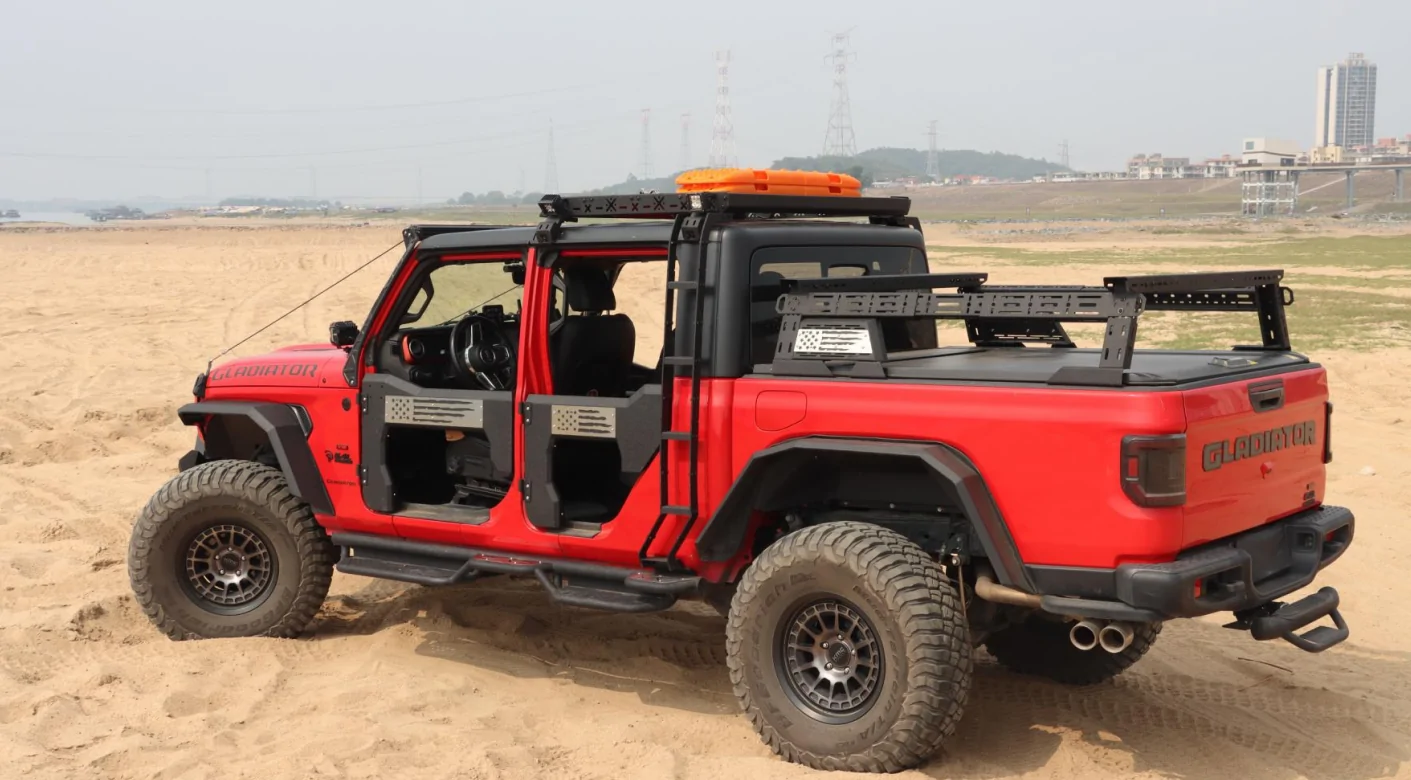 Jeep Gladiator New JT Bed Rack Release! Tactical, Modular, Overland, Adjustable - by Monoking 3