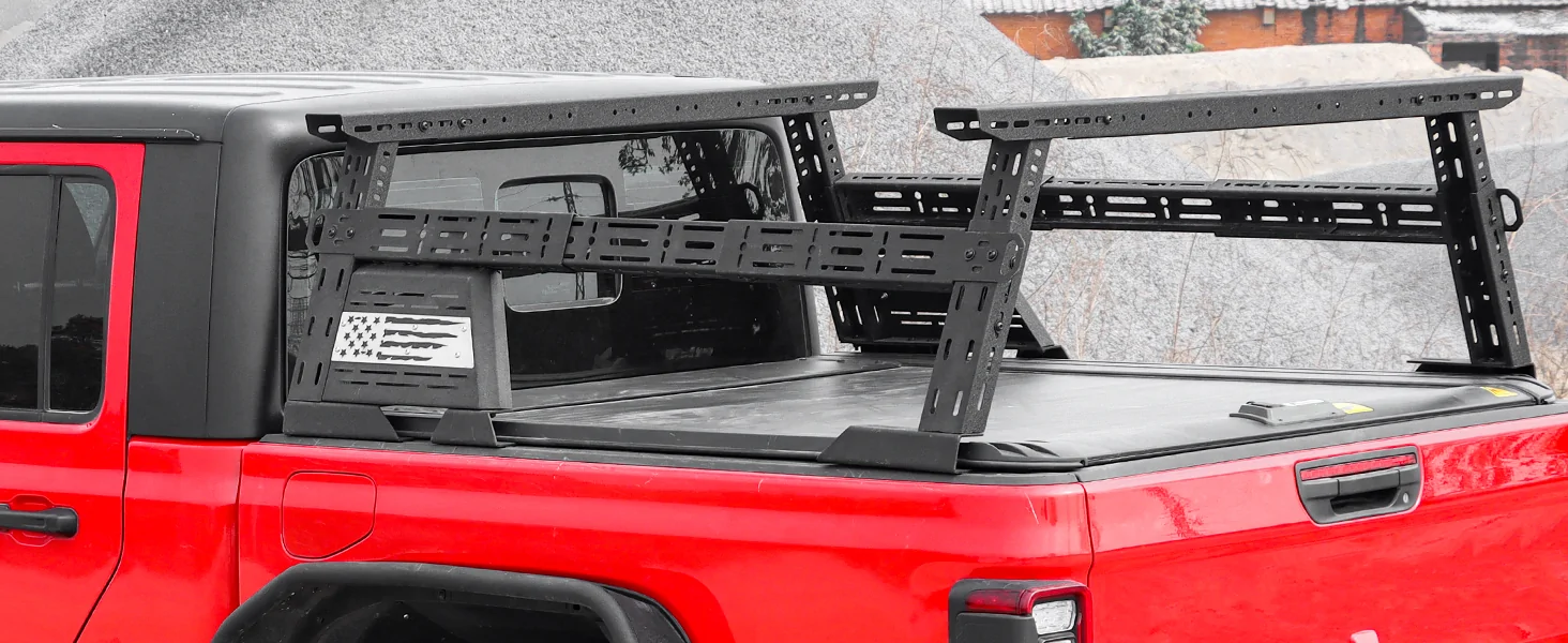 Jeep Gladiator New JT Bed Rack Release! Tactical, Modular, Overland, Adjustable - by Monoking 5