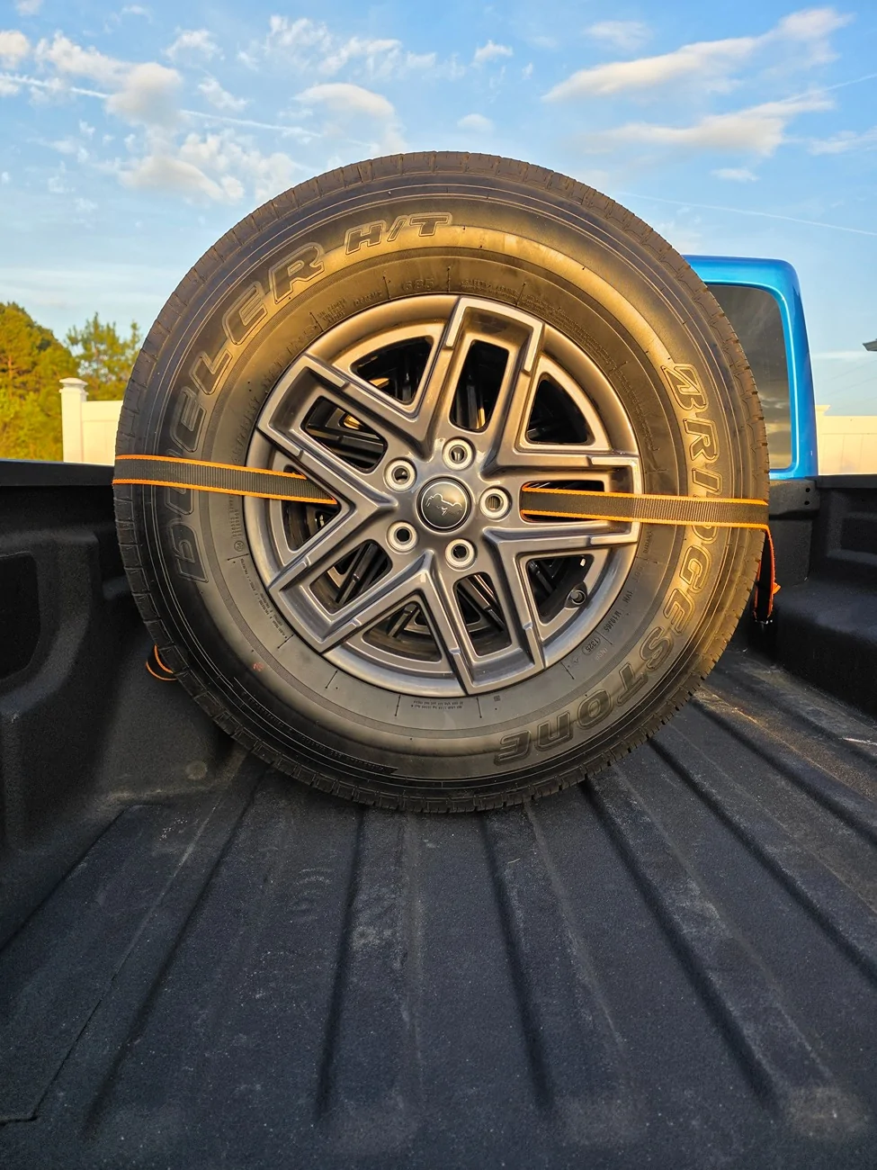 Jeep Gladiator Stock Wheels and Tires from Sport S 20260315_191310