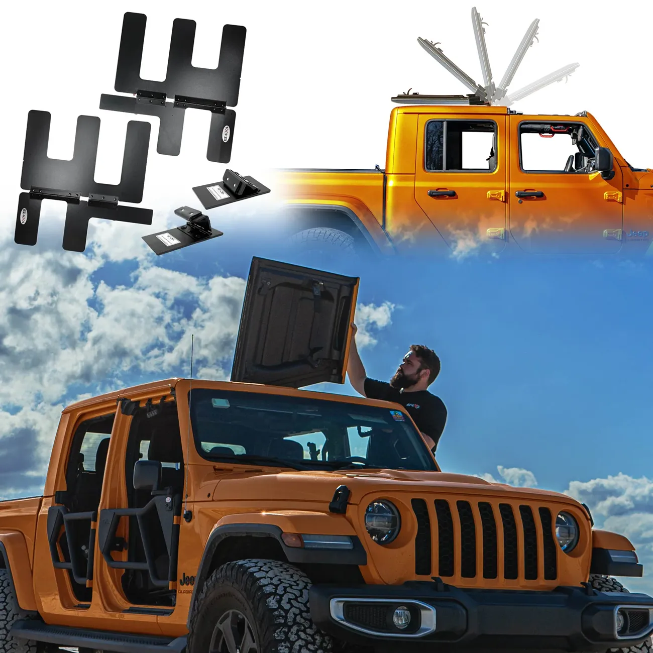 Jeep Gladiator EZ4X4 FlipTop for Jeep Gladiator now available EZ-FlipTop-JT